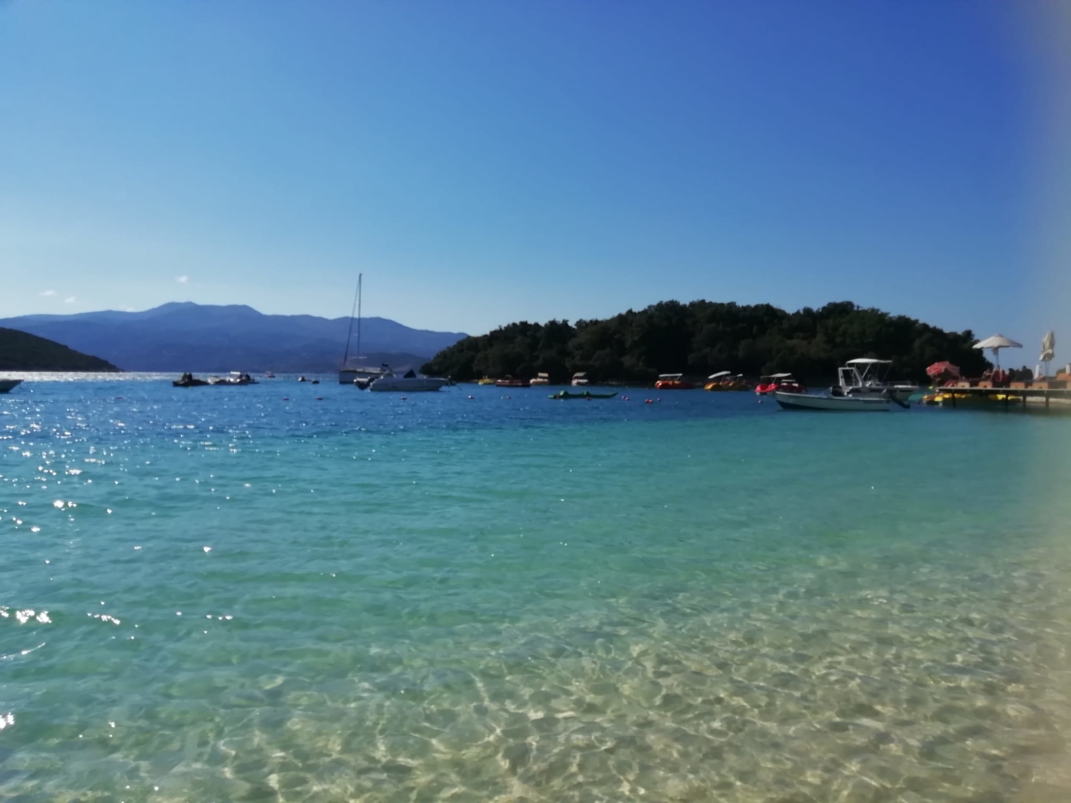 Ksamil isolotti costa sud Albania
